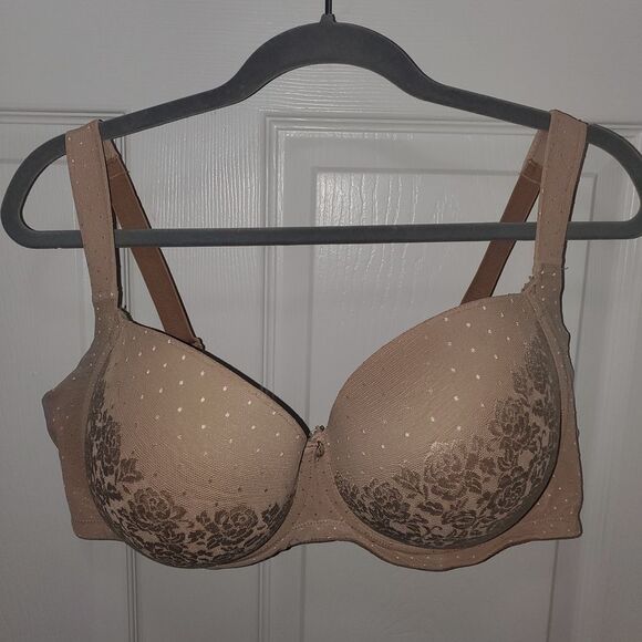 Soma Tan and Brown Floral Bra - Picture 1 of 5